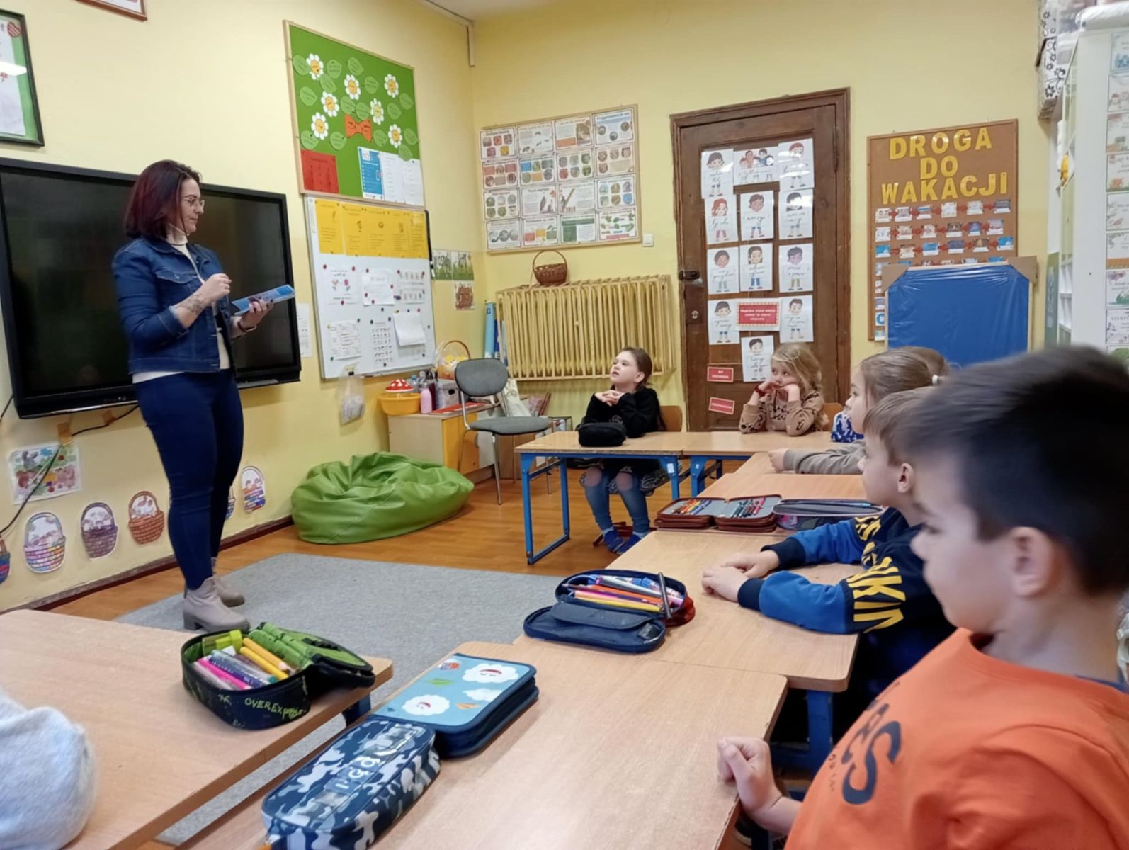 Zdjęcie: Spotkanie z pracownicą MOPS