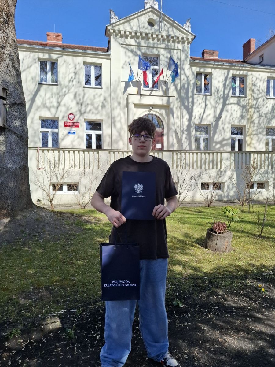 Zdjęcie: Alexander Sziers z wyróżnieniem w V Wojewódzkim Konkursie Genealogicznym